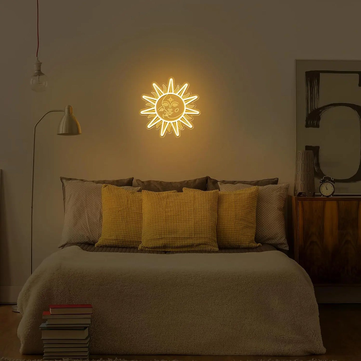 Sun and Moon Neon LED Light