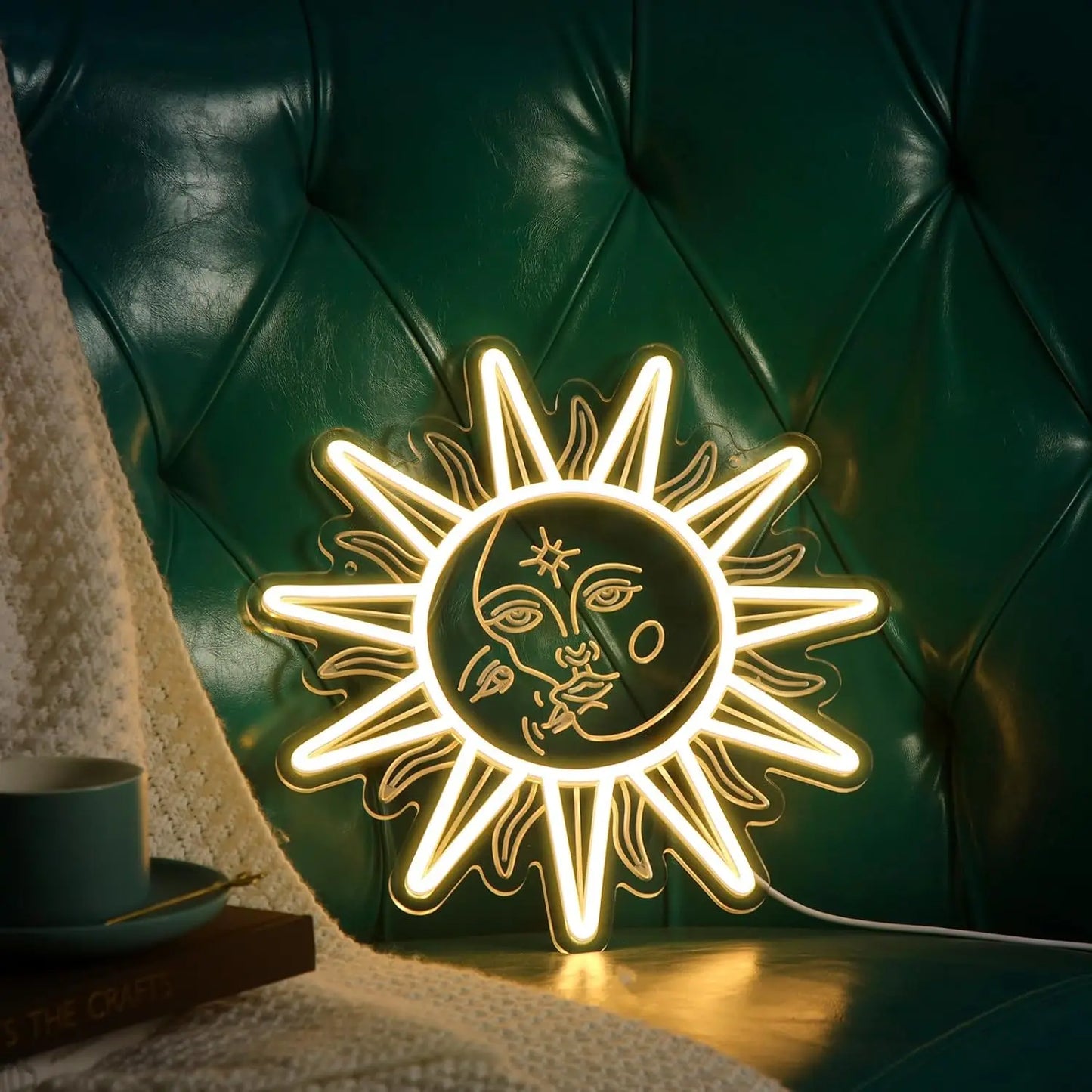 Sun and Moon Neon LED Light